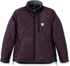 Carhartt Rugged Flex Insulated,  textile jacket,  color: Dark Red,  size: S