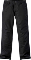 Carhartt Rugged Professional Canvas,  textile pants,  color: Black,  size: W30/L32