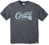 Carhartt Script Graphic,  t-shirt,  color: Grey/Blue,  size: L