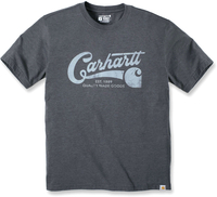 Carhartt Script Graphic,  t-shirt,  color: Grey/Blue,  size: S