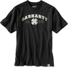 Carhartt Shamrock,  t-shirt,  color: Black/White,  size: S