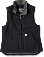 Carhartt Sherpa,  vest women,  color: Black,  size: L