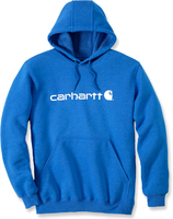 Carhartt Signature Logo,  hoody,  color: Blue (Marine),  size: S