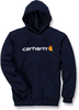 Carhartt Signature Logo,  hoody,  color: Dark Blue,  size: XS
