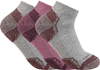 Carhartt Sneaker,  socks 3-pack,  color: Grey/Pink,  size: M