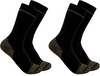 Carhartt Steel-Toe,  socks 2-pack,  color: Black,  size: L