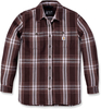 Carhartt Twill Plaid,  shirt women,  color: Dark Brown/White,  size: XL