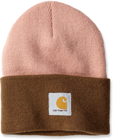 Carhartt Two-Tone,  beanie,  color: Rose/Light Brown,  size: One Size