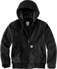 Carhartt Washed Duck Active,  textile jacket women,  color: Black,  size: L