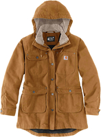 Carhartt Washed Duck,  coat women,  color: Brown,  size: XL