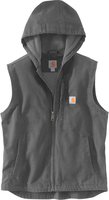 Carhartt Washed Duck-Fleece,  vest,  color: Grey,  size: XL
