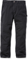 Carhartt Washed Twill,  textile pants,  color: Black,  size: W42/L32
