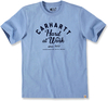 Carhartt Work Graphic,  t-shirt,  color: Light Blue/Dark Blue,  size: M