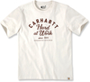 Carhartt Work Graphic,  t-shirt,  color: White/Dark Brown,  size: XL