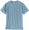 Carhartt Workwear K87 Pocket,  t-shirt,  color: Blue (Hf1),  size: XL