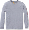 Carhartt Workwear Logo,  long sleeve women,  color: Light Grey,  size: L