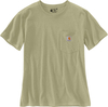 Carhartt Workwear Pocket,  t-shirt women,  color: Light Green (Dried Clay),  size: M