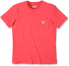 Carhartt Workwear Pocket,  t-shirt women,  color: Light Red (Coral),  size: M