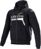 Chrome Ignition Hoodie,  color: Black/Neon-Yellow/Grey,  size: 3XL