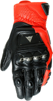 Dainese 4 Stroke 2,  gloves,  color: Black/Neon-Red,  size: S