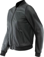 Dainese Accento,  leather jacket perforated women,  color: Black,  size: 48