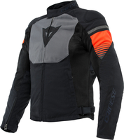 Dainese Air Fast,  textile jacket,  color: Black/Grey/Neon-Red,  size: 46