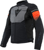 Dainese Air Fast,  textile jacket,  color: Black/Grey/Neon-Red,  size: 48