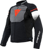 Dainese Air Fast,  textile jacket,  color: Black/Grey/White,  size: 46