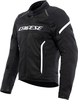 Dainese Air Frame 3,  textile jacket,  color: Black/White,  size: 54
