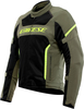Dainese Air Frame 3,  textile jacket,  color: Olive/Black/Neon-Yellow,  size: 48
