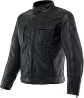 Dainese Atlas,  leather jacket,  color: Black,  size: 52