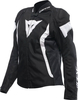 Dainese Avro 5,  textile jacket women,  color: Black/White,  size: 54