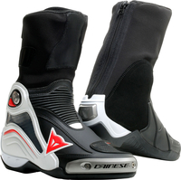 Dainese Axial D1,  boots,  color: Black/White/Red,  size: 41 EU