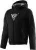 Dainese Bovisa,  zip hoodie,  color: Black/White,  size: 48