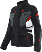 Dainese Carve Master 3,  textile jacket Gore-Tex women,  color: Black/Dark Grey/Red,  size: 44