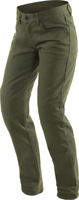 Dainese Casual Regular,  textile pants women,  color: Dark Green,  size: 24