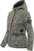 Dainese Centrale Camo,  textile jacket waterproof women,  color: Light Grey/Grey,  size: 50