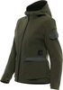 Dainese Centrale,  textile jacket waterproof women,  color: Olive,  size: 44