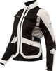Dainese Desert,  textile jacket women,  color: Beige/Black/Light Grey,  size: 48