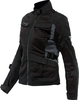 Dainese Desert,  textile jacket women,  color: Black/Dark Grey,  size: 50