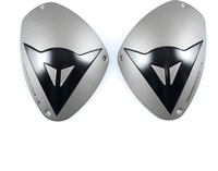 Dainese DETS,  knee plates,  color: Silver/Black,  size: One Size
