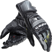 Dainese Druid 4,  gloves,  color: Black/Grey/Neon-Yellow,  size: S
