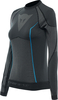 Dainese Dry,  functional shirt longsleeve women,  color: Black/Blue,  size: XS/S
