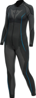 Dainese Dry,  functional suit women,  color: Black/Blue,  size: L/XL