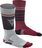 Dainese HG,  socks,  color: White/Red/Dark Blue,  size: L