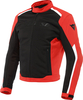 Dainese Hydraflux 2 Air D-Dry,  textile jacket waterproof,  color: Black/Red/White,  size: 56
