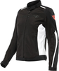 Dainese Hydraflux 2 Air D-Dry,  textile jacket waterproof women,  color: Black/Black/White,  size: 38