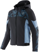 Dainese Ignite 2,  textile jacket,  color: Black/Light Blue,  size: 54