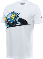 Dainese Joan,  t-shirt,  color: White/Blue/Black,  size: M