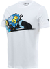Dainese Joan,  t-shirt,  color: White/Blue/Black,  size: XXL